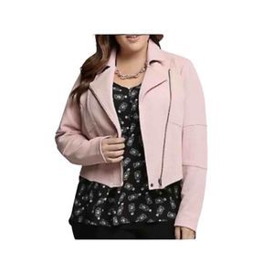 Torrid Pink Moto Jacket plus size 2X